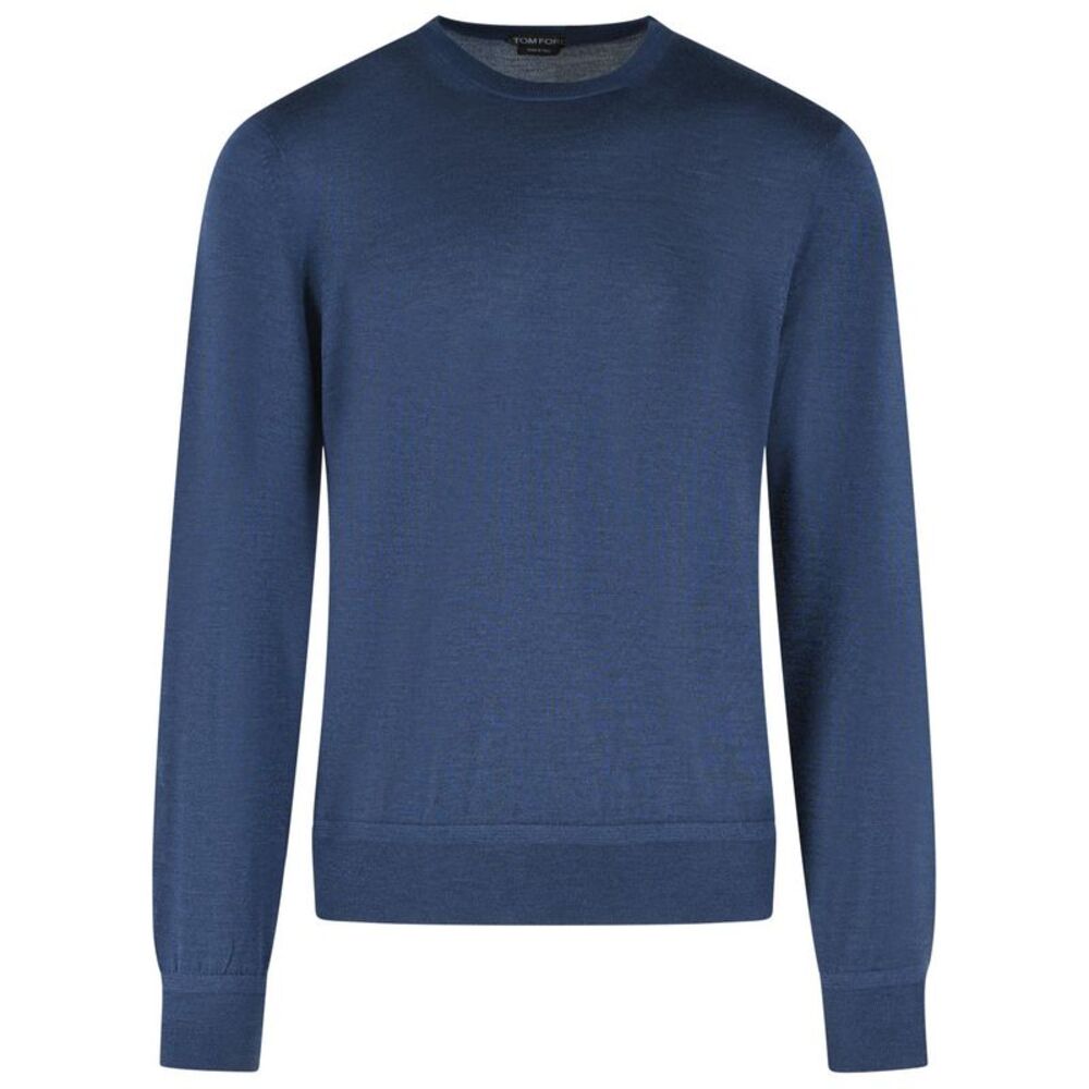 Tom Ford Blue Cashmere And Silk Sweater Men